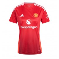 Dres Manchester United Alejandro Garnacho #17 Domáci pre Ženy 2024-25 Krátky Rukáv